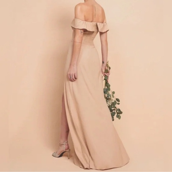 NWT Reformation Verbena Gown in Blush Size 0 - Picture 3 of 9
